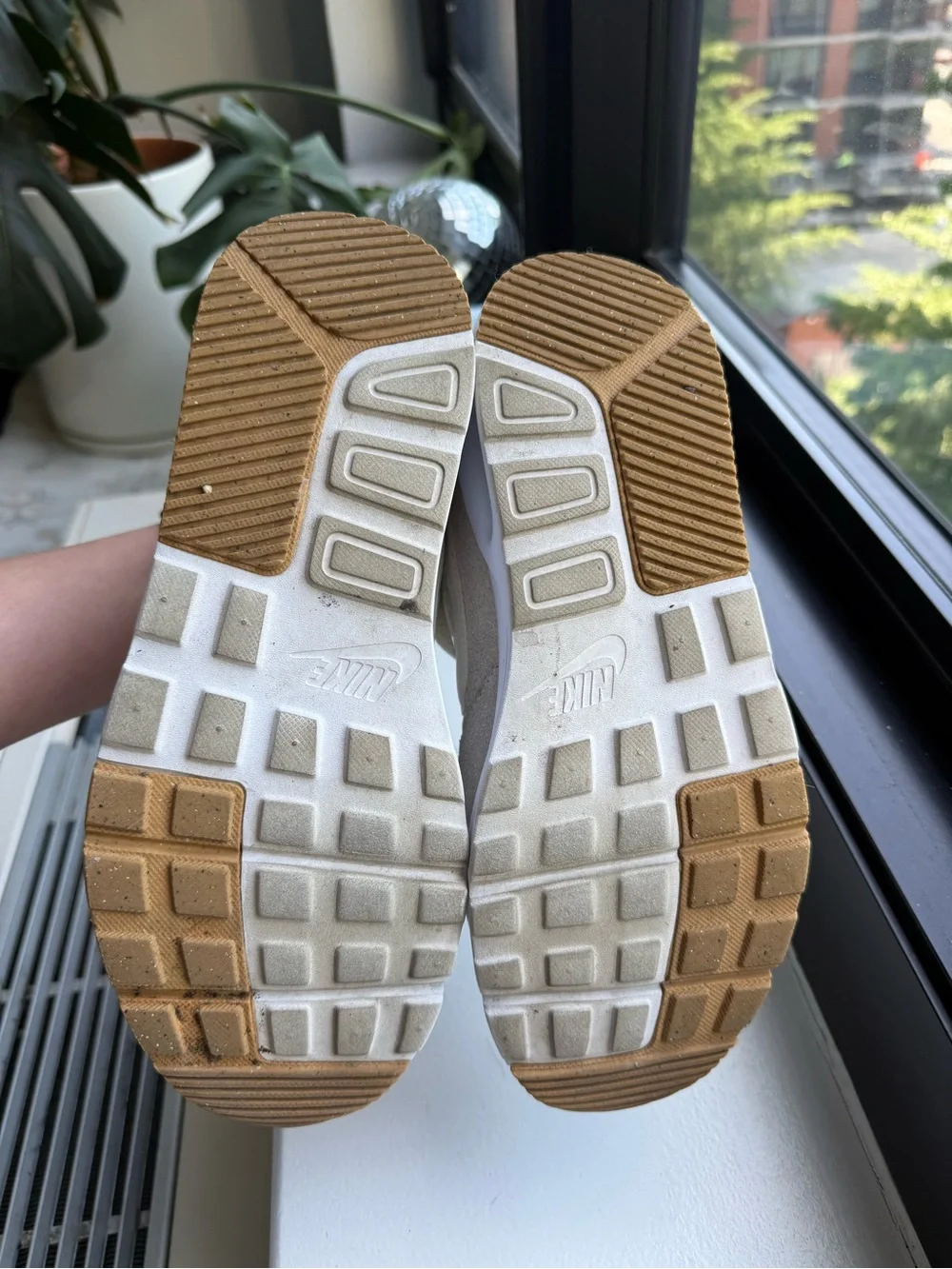 Nike Women's Sneakers off white and lace